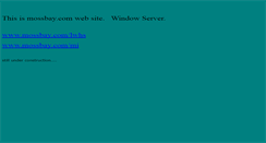 Desktop Screenshot of mossbay.com